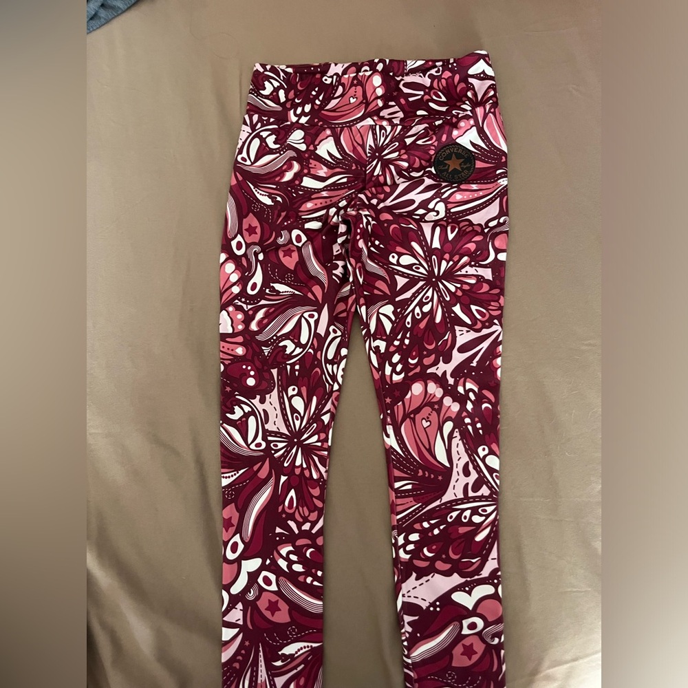 Converse High Rise Multicolor Gilrl Leggings